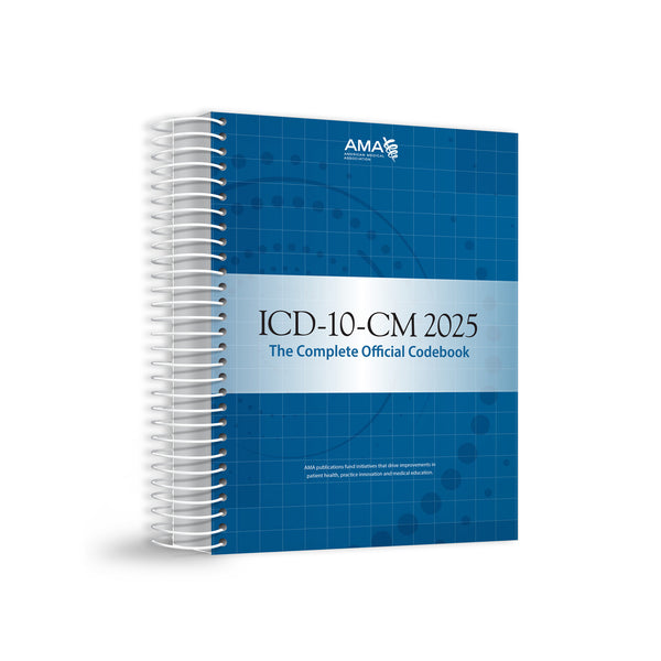 AMA ICD10CM 2025 The Complete Official Codebook AAD Shop