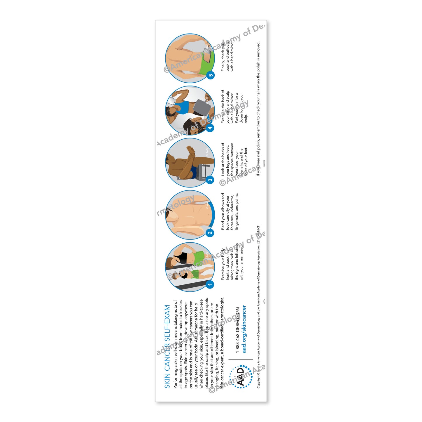 The ABCDEs of Melanoma Bookmark