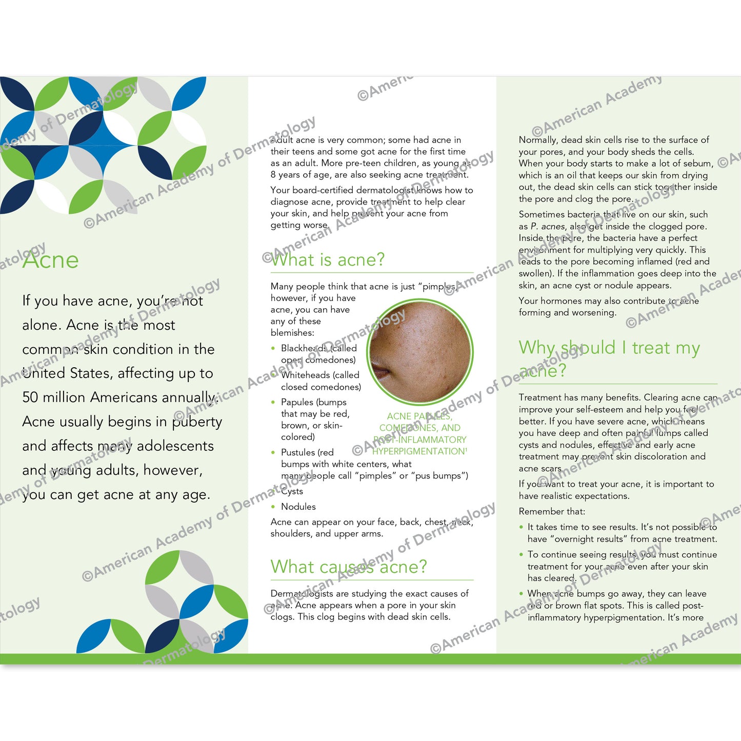 Acne Pamphlet