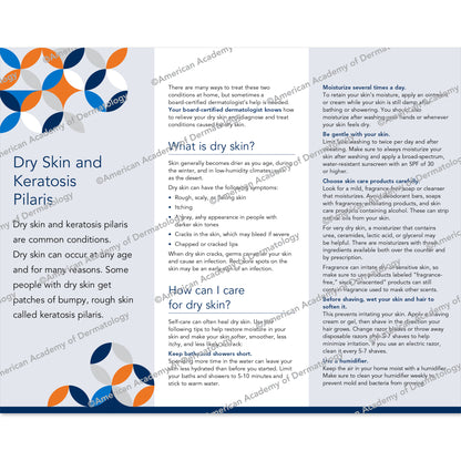 Dry Skin and Keratosis Pilaris Pamphlet