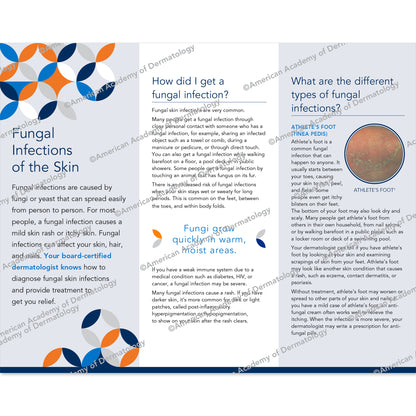 Fungal Infections of the Skin Pamphlet