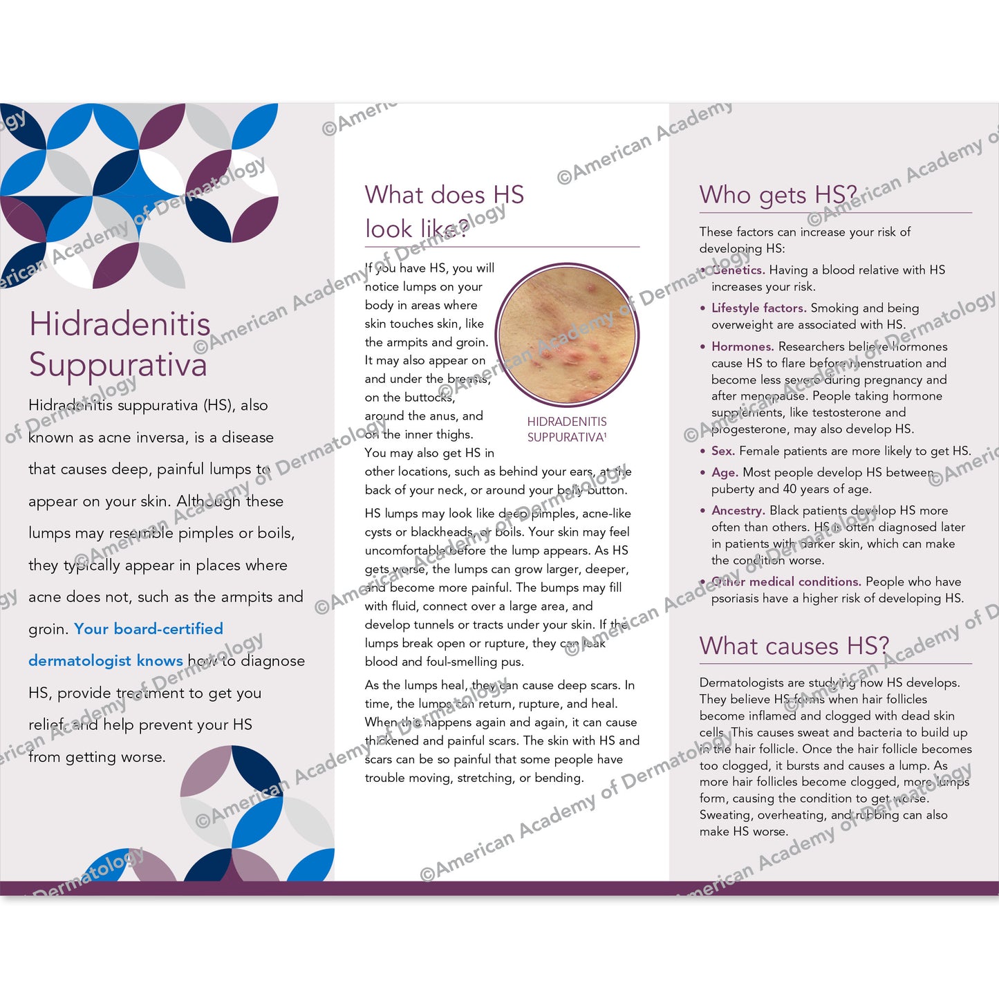 Hidradenitis Suppurativa Pamphlet