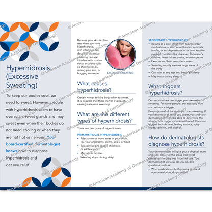 Hyperhidrosis (Excessive Sweating) Pamphlet