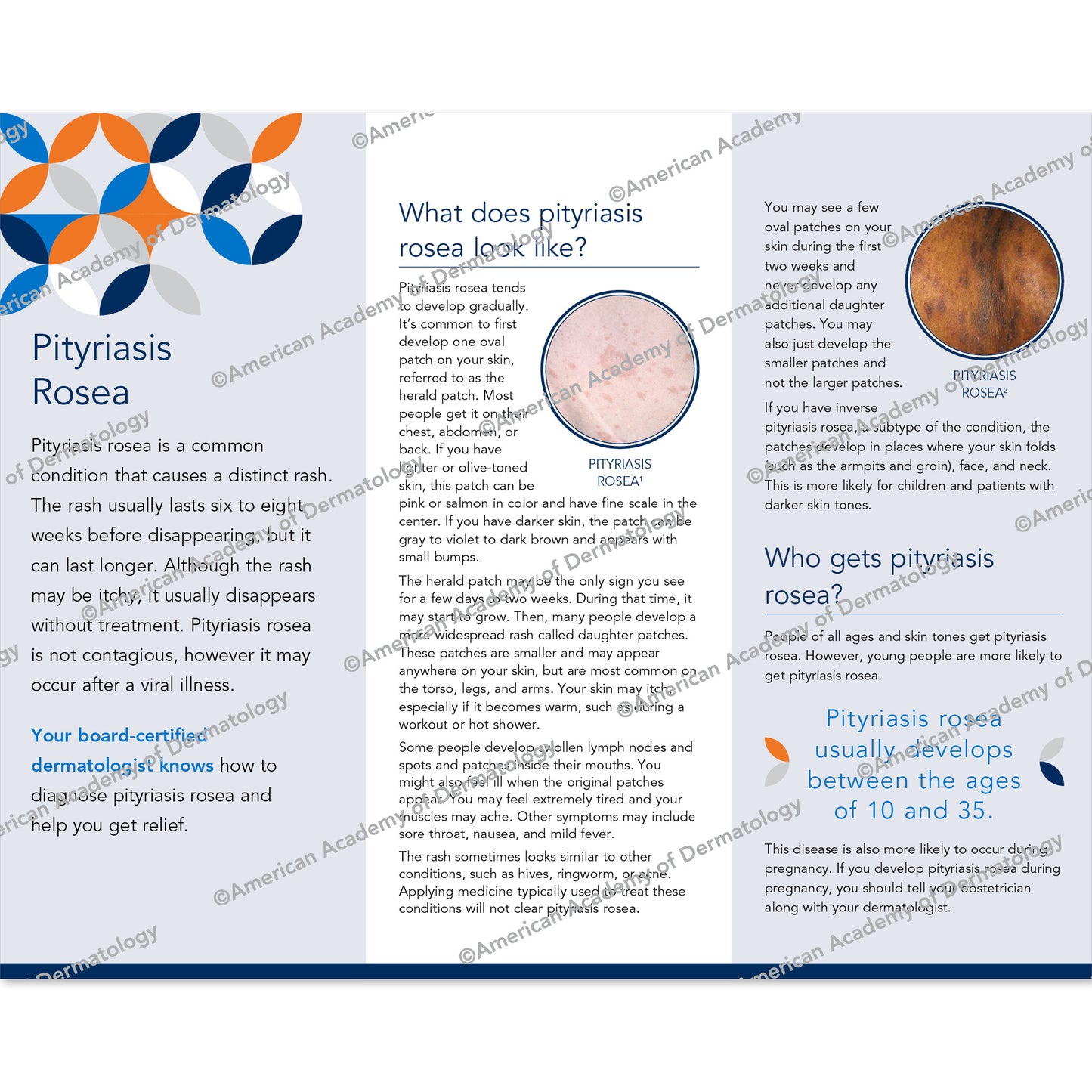 Pityriasis Rosea Pamphlet