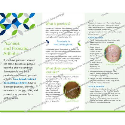 Psoriasis & Psoriatic Arthritis Pamphlet