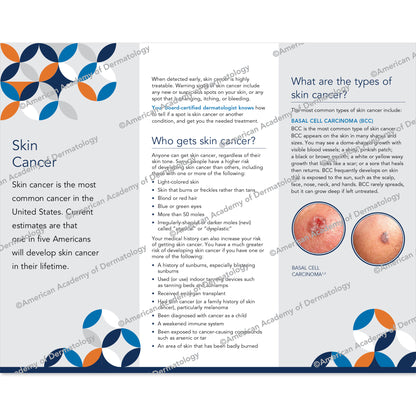 Skin Cancer Pamphlet 