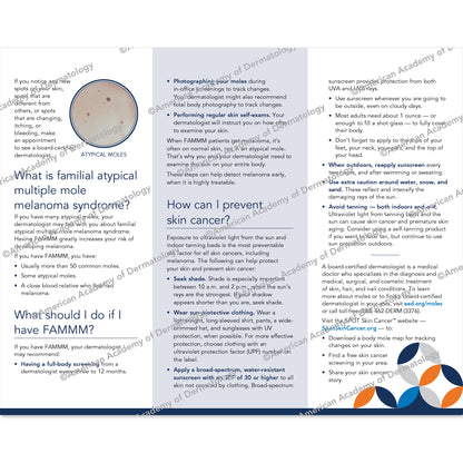 Atypical Moles Pamphlet