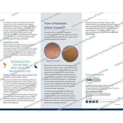 Dry Skin and Keratosis Pilaris Pamphlet