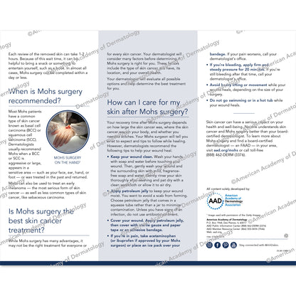 Mohs Surgery Pamphlet
