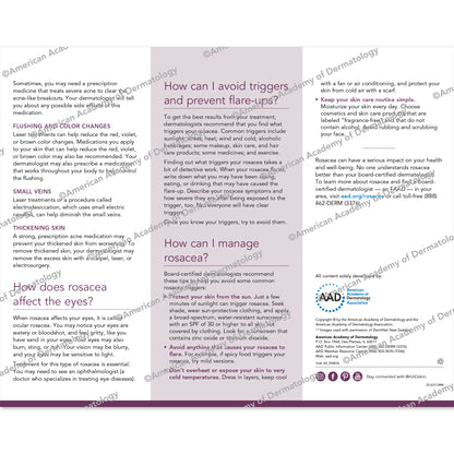 Rosacea Pamphlet
