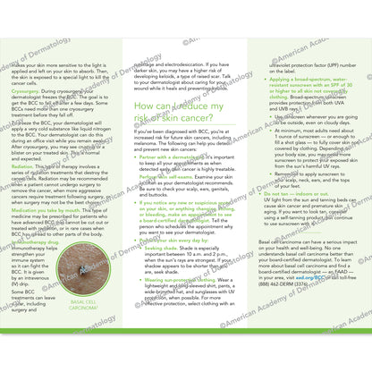Basal Cell Carcinoma Pamphlet